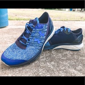 Blue Under Armour Tennis Shoes